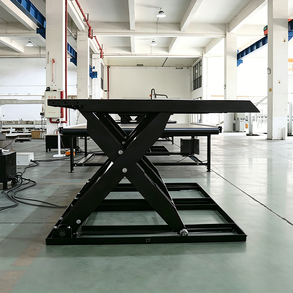 Heavy-Duty 3-Ton Hydraulic Scissor Lift | E-Type Triple-Support Design for Ultimate Stability