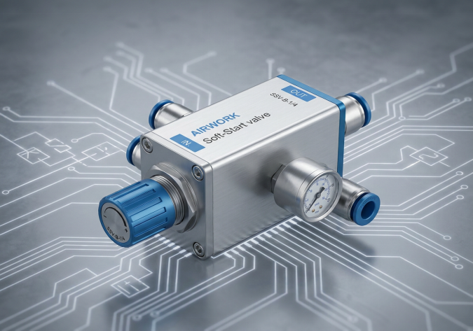 Hvordan implementere myke startventiler i pneumatiske systemer | AIRWORK