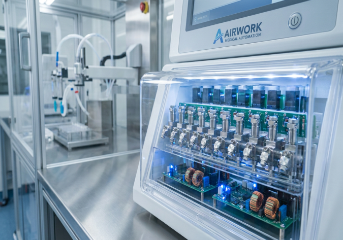Inverter & Low-Noise Valve Requirements for Medical Automation | AIRWORK