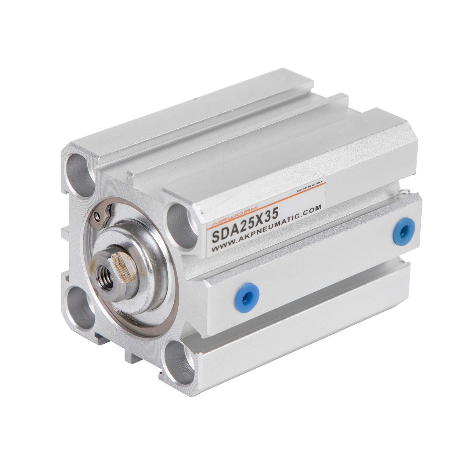 OEM-fabriek SDA dunne aluminiumlegering pneumatische cilinderserie dubbelwerkende luchtcompactcilinder Airtac SMC-type groothandelsfabrikant