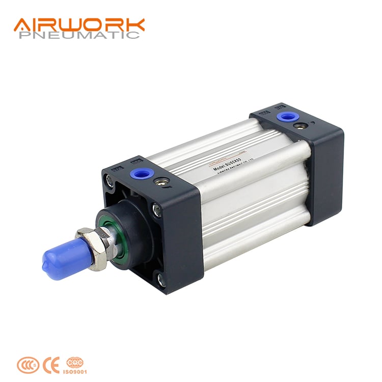 OEM Factory Direct SU Series Piston Rod Cylinder Manufacturer ISO 15552 Standard Double-Acting Air Cylinder Compatible With Festo DNC Wholesale