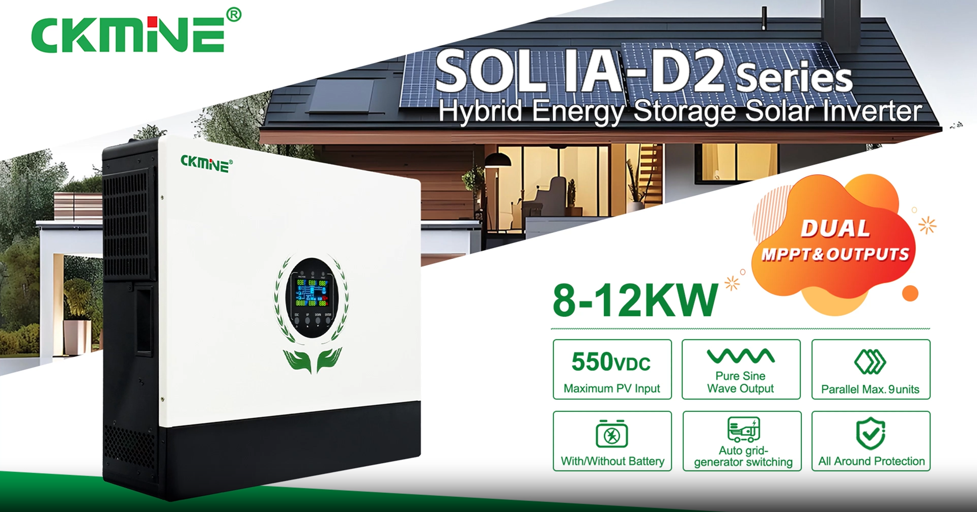 Comment fonctionne l'onduleur solaire hybride D2 ?