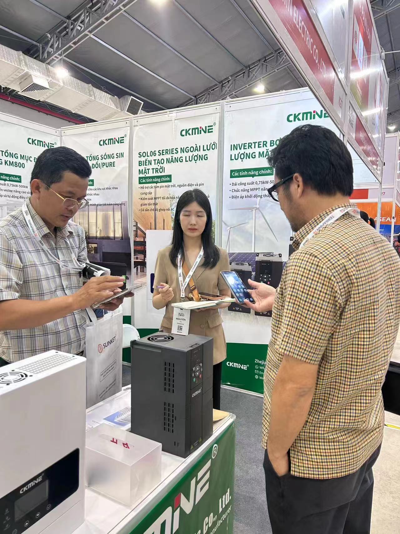 CKMINE nimmt an der Solar & Storage Live Vietnam 2024 teil