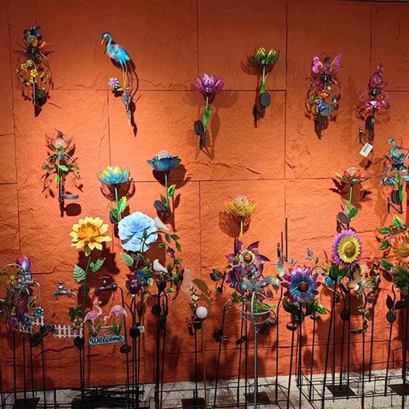 What drives demand for large metal butterfly yard art in luxury landscaping?


