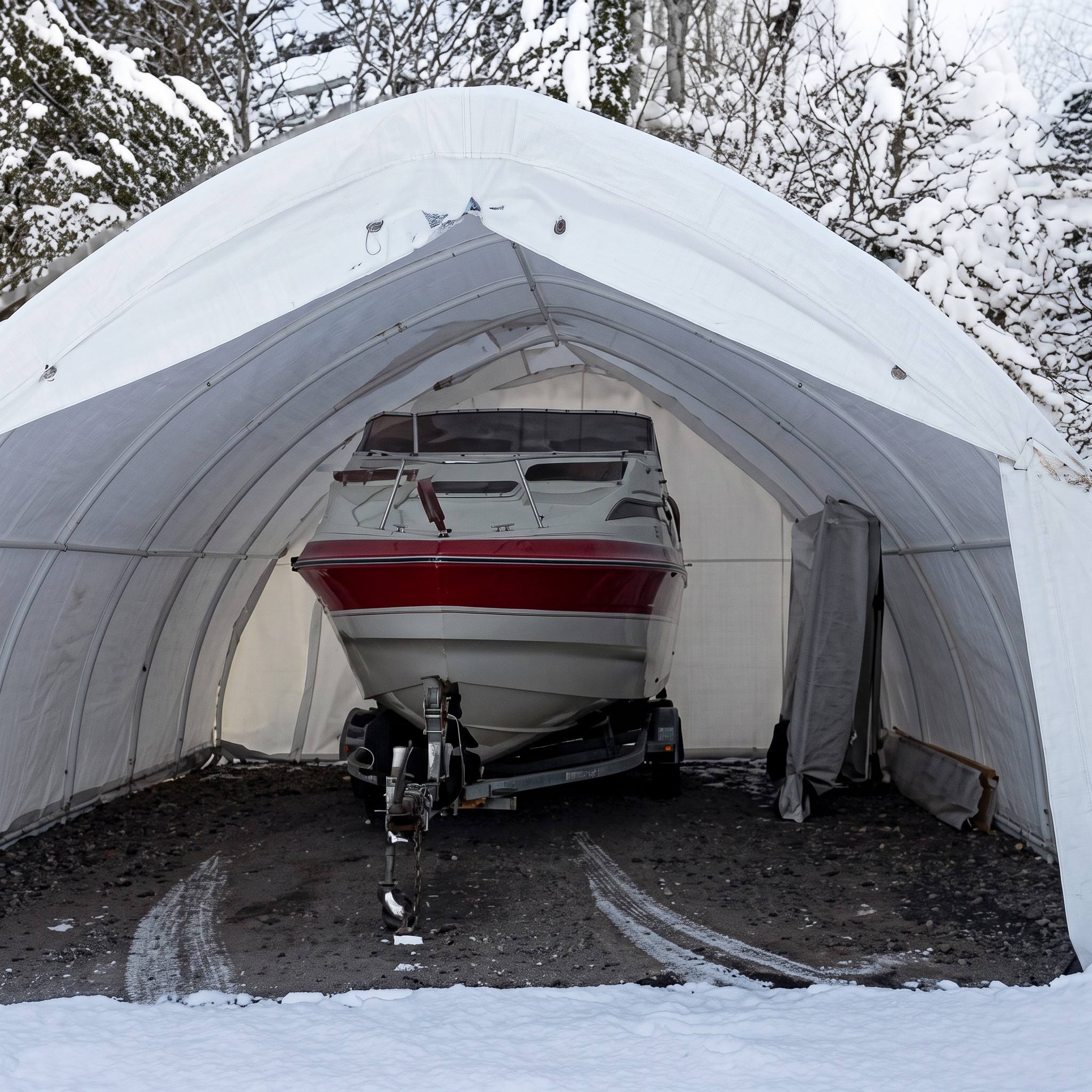20X30 Single Truss Storage Garage for Farm Equipment Shelter