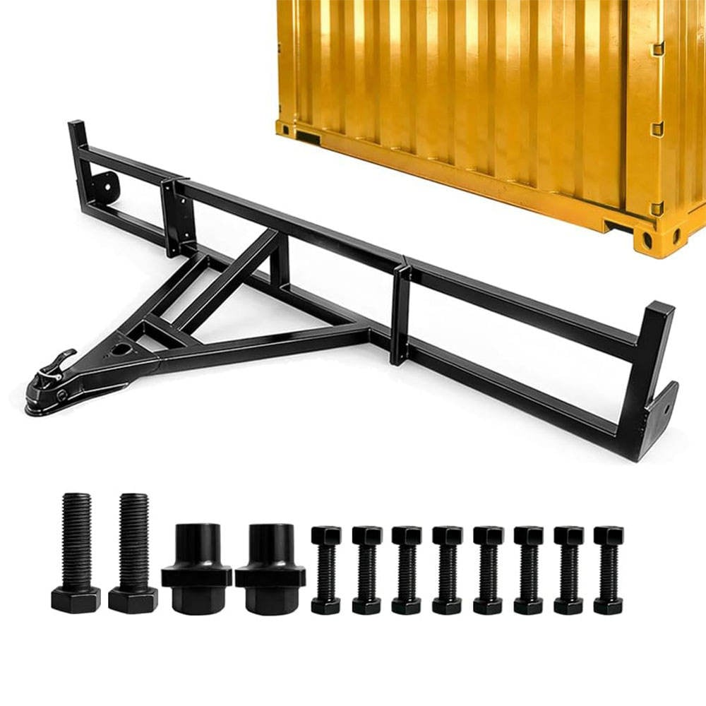 20ft 40ft ISO Shipping Container Tow Bar Hitch Kit Bolt-On Container Hitch Assembly 