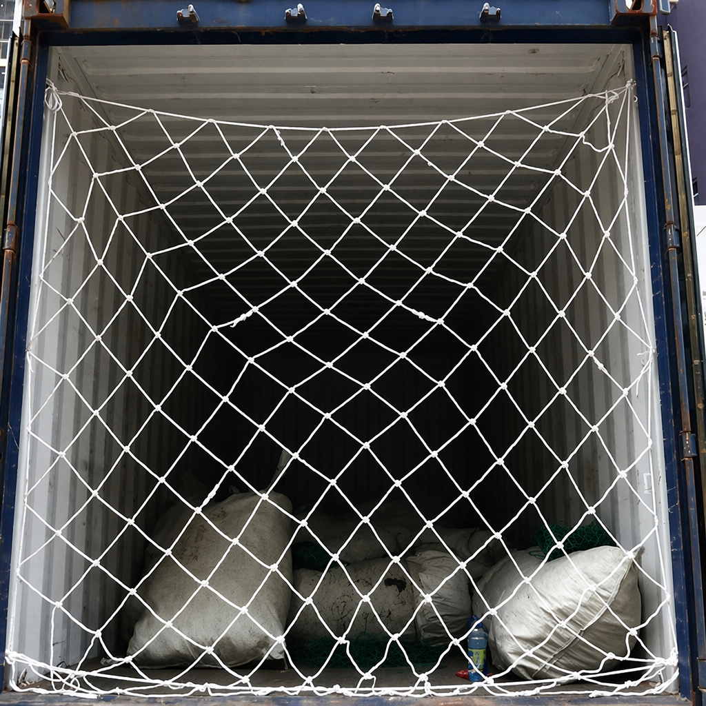 Polyester Shipping Container Cargo Safety Net Load Securing & Fall Protection Net for Container Truck Trailer
