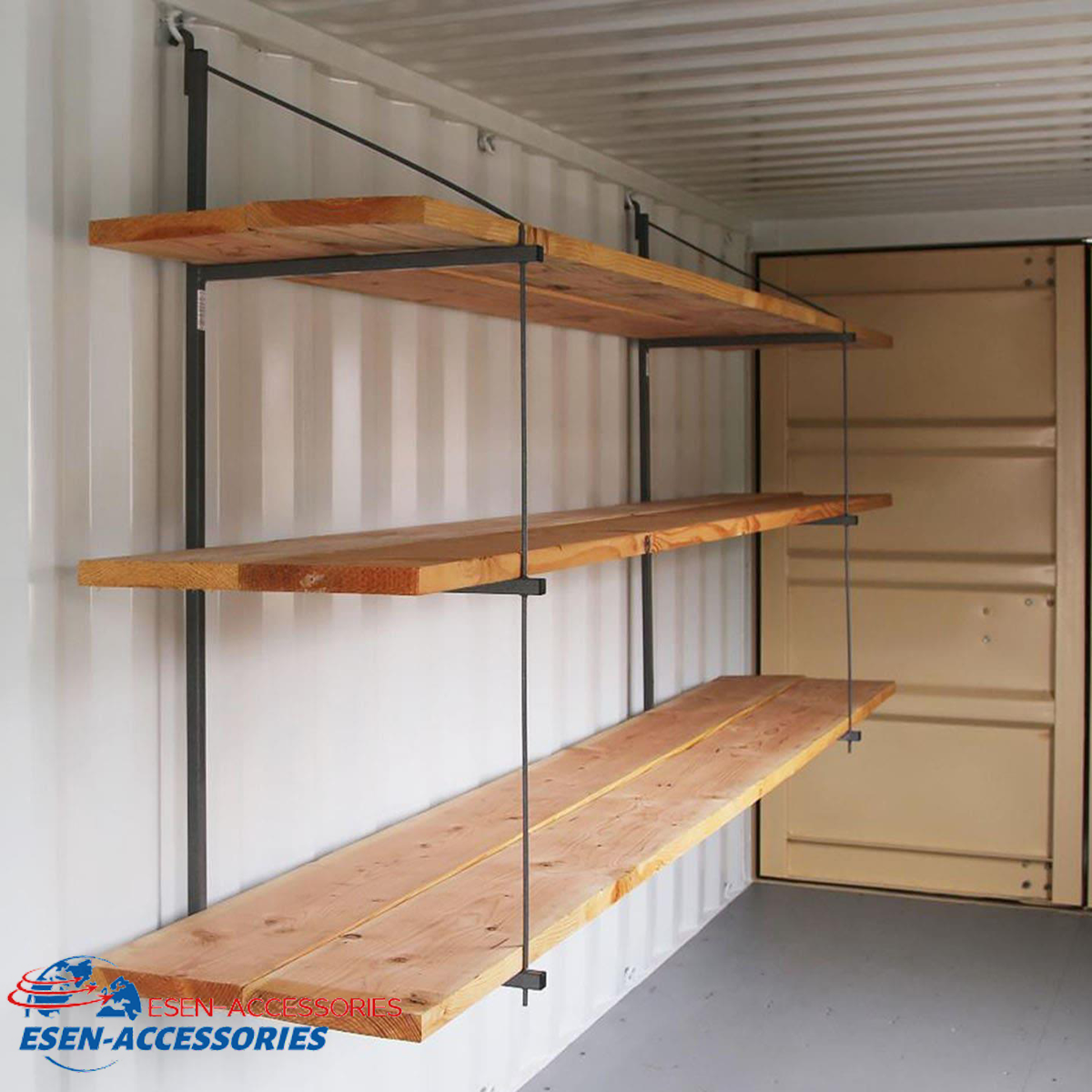 Customizable Storage Solutions for Shipping Container Spaces