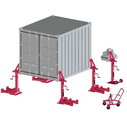 Reduce risk of injury and damage with specialized container jacks