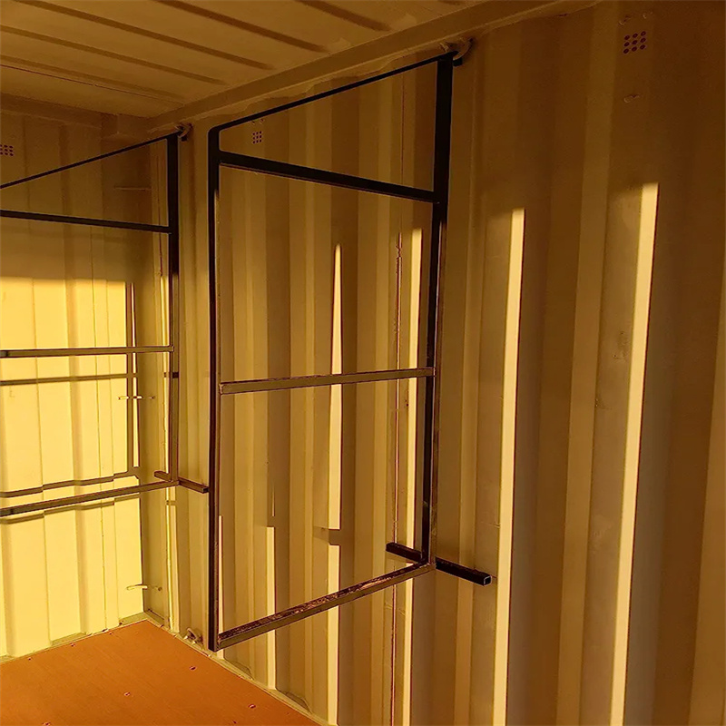 Stylish and functional storage options for shipping container living