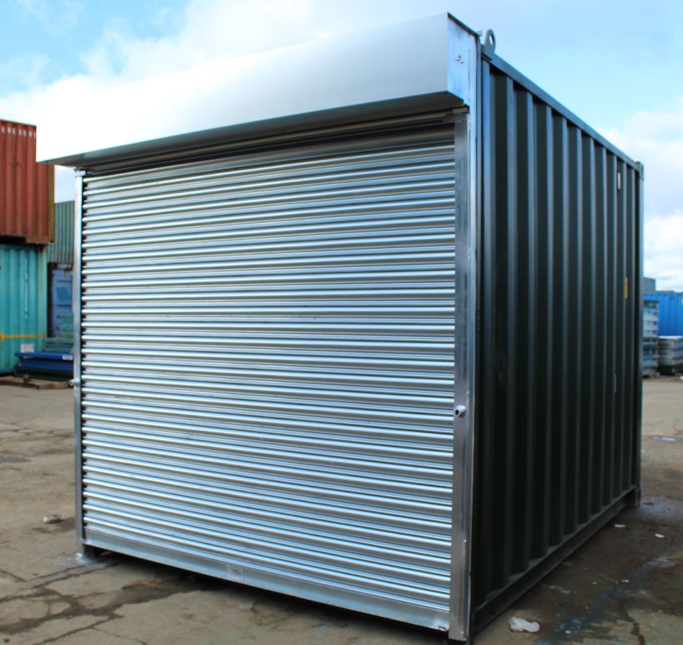Simplify the Process of Adding a Garage Door to Your Shipping Container Home