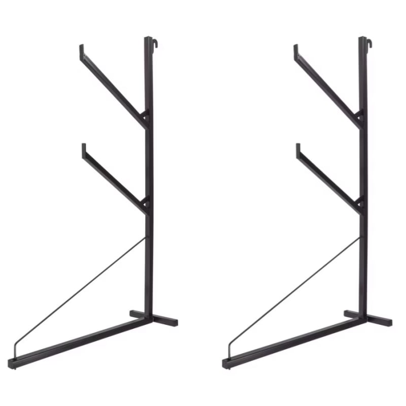 Easy Installation Steel Shipping Container Hanging Storage Pipe Rack Bracket with Work Bench