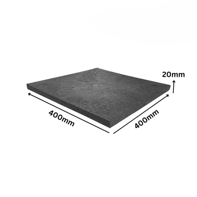 Heavy Duty Container Levelling Feet Set of 4 with Concrete Slabs ISO Components for Shipping Container Blocks