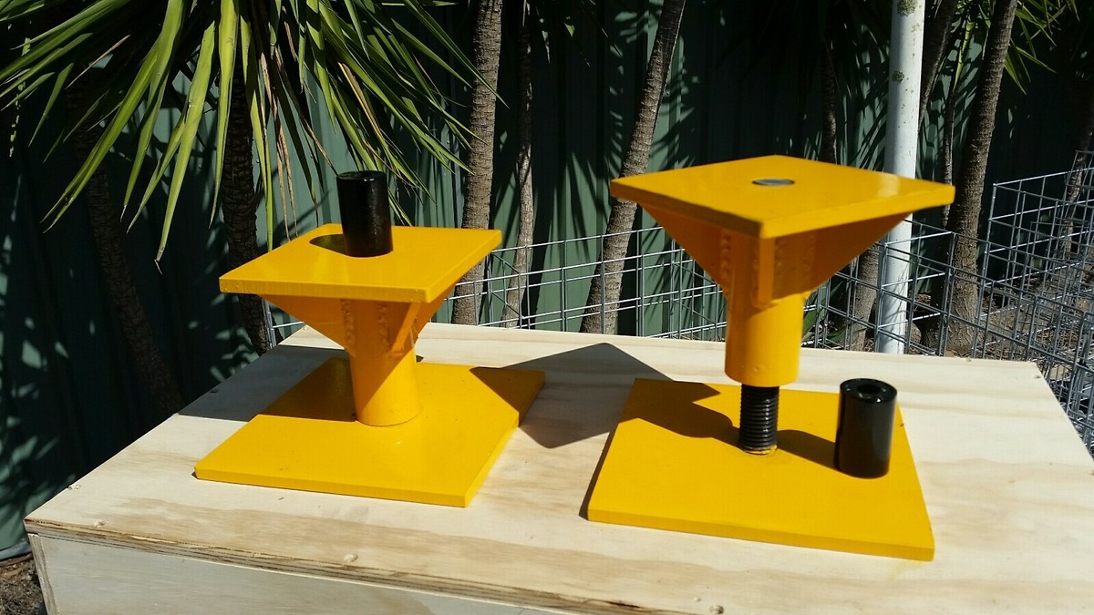 Efficiently maximize space and organization with stackable container support stands.