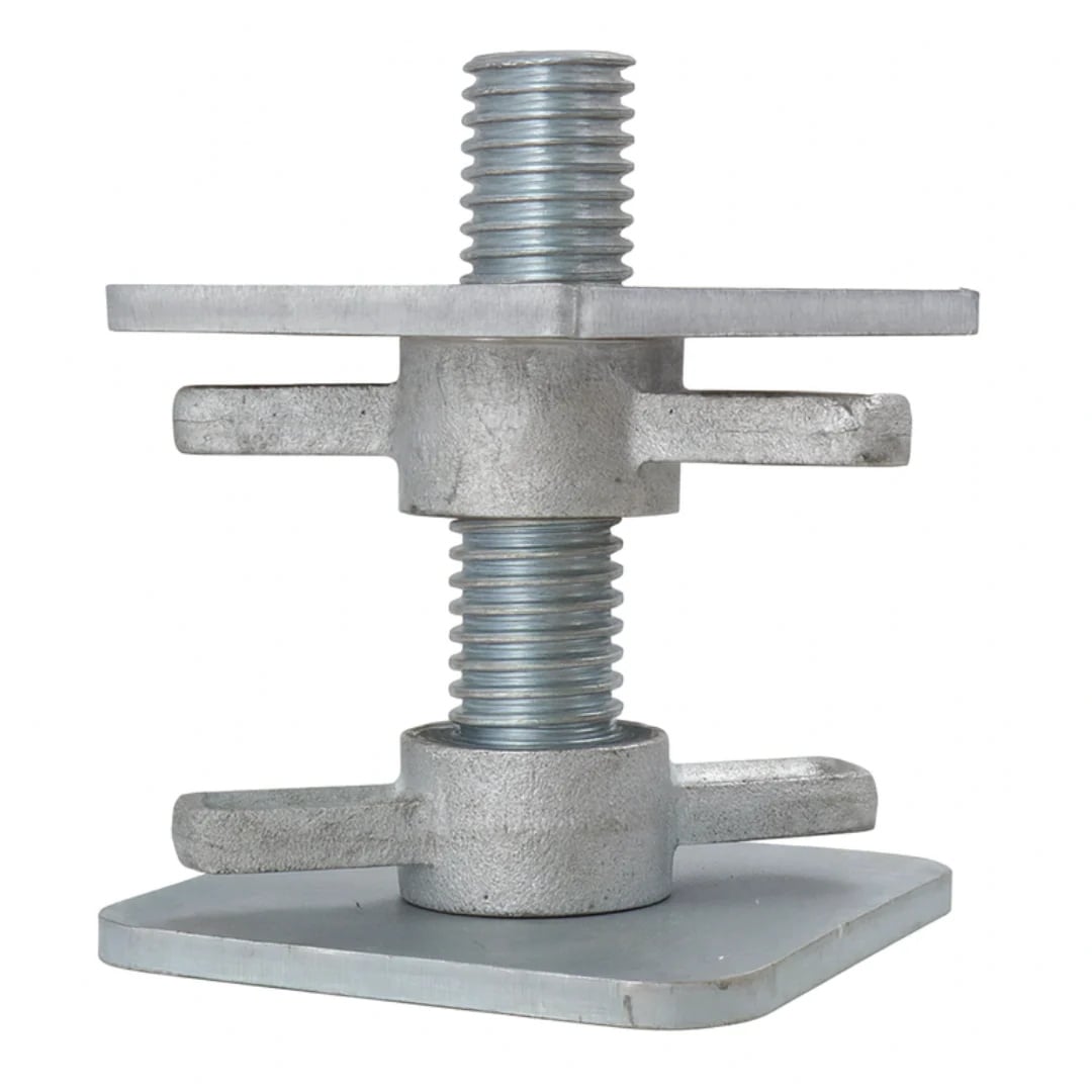 Heavy Duty Steel Shipping Container First Floor Leveller Adjustable Levelling Feet For Stacked Containers