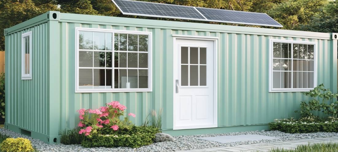 The benefits of solar powered container homes