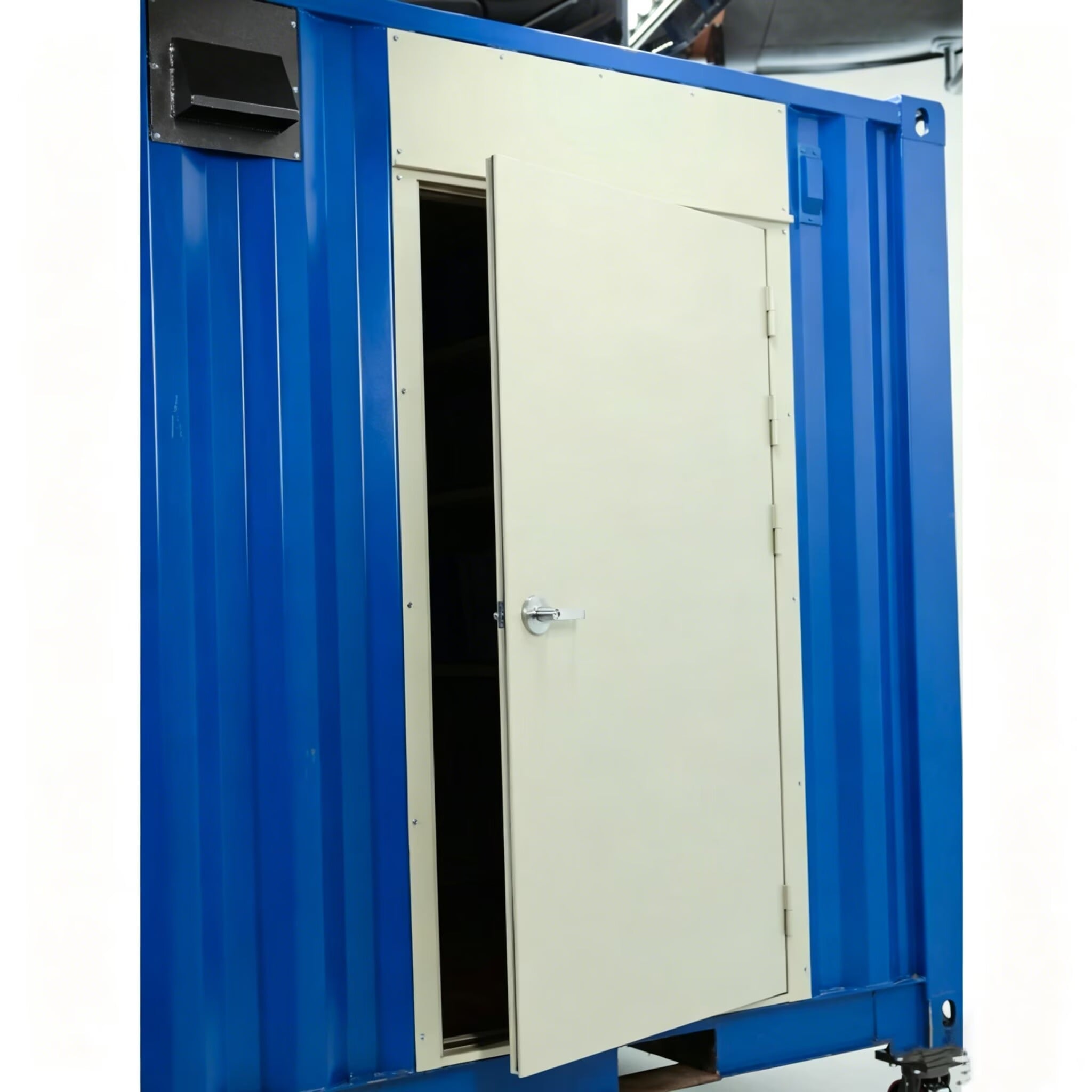 Kit Pintu Keluli Keselamatan Anti-Kecurian Berinsulasi Khas untuk Pengubahsuaian Kontena Penghantaran
