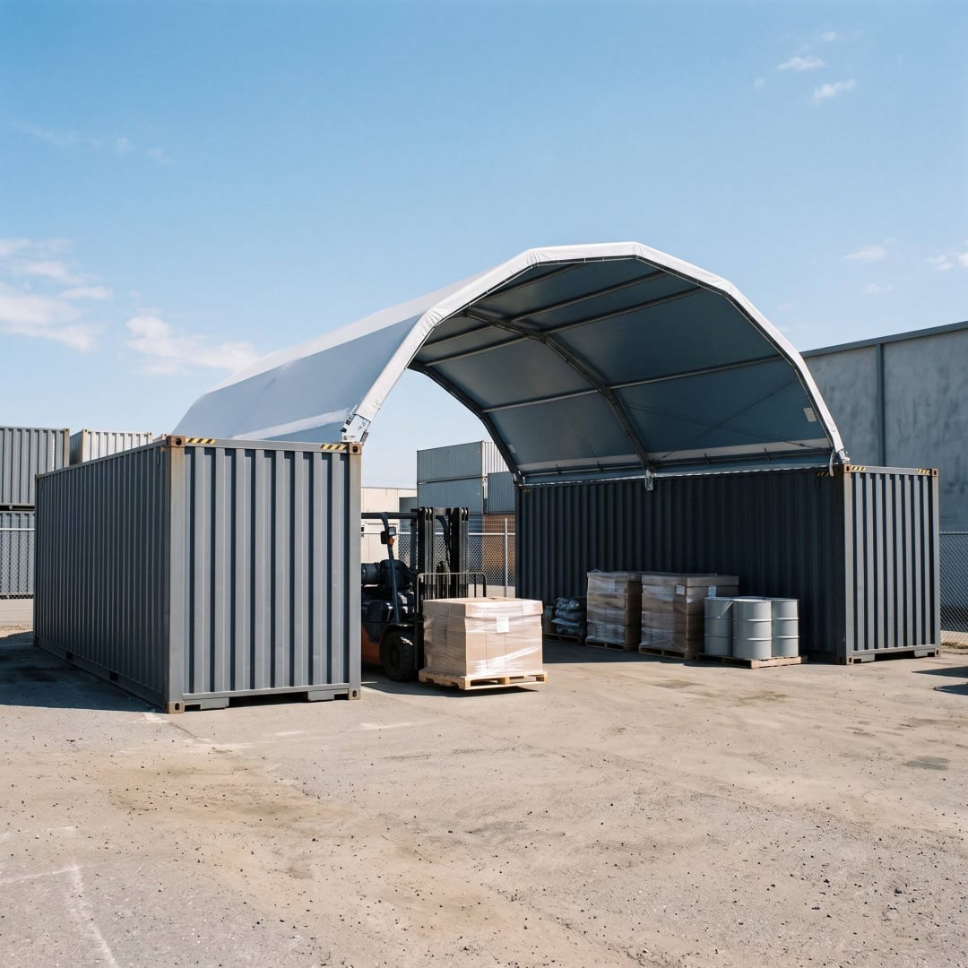 20ft Industrial Storage Snow Sea Container Shelter for Equipment Storage and Car
