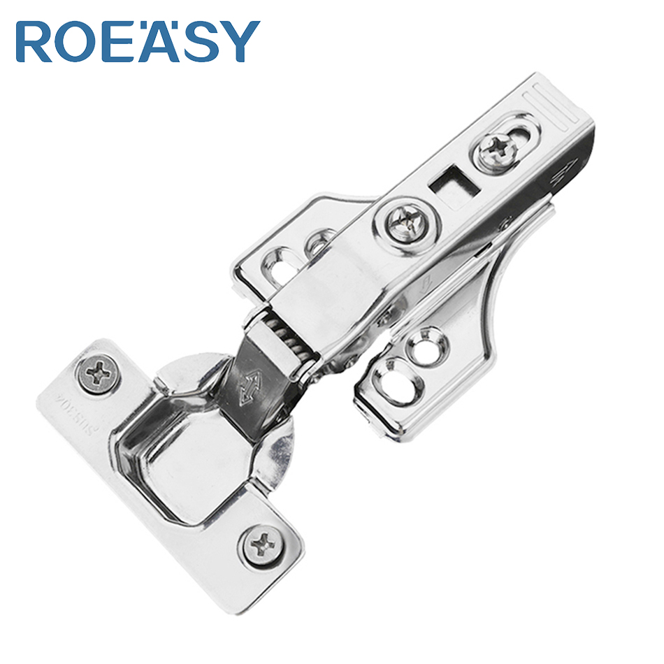 Roeasy CH-293PWSS304 35мм чаша неръстила стомана меко затваряне клипване на шарнира за витрина
