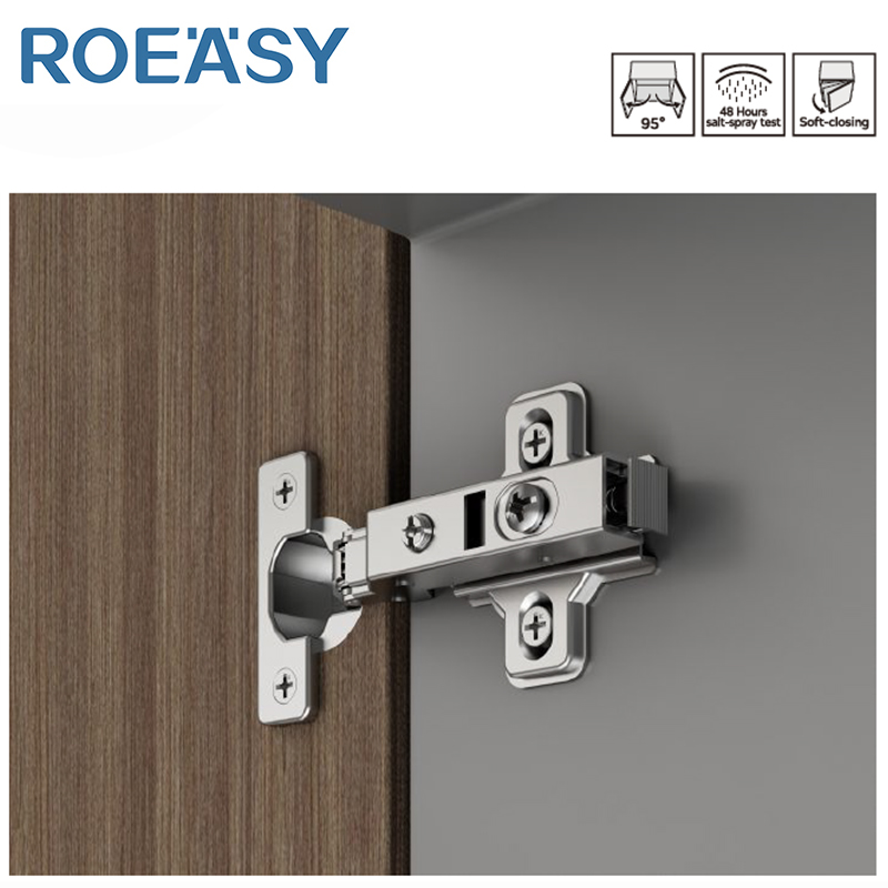 ROEASY CH-193 Dobradiça Mini de Fechamento Suave com Encaixe Rápido Unidirecional para Armários de Cozinha Domésticos Dobradiça de 26 mm para Acessórios de Móveis