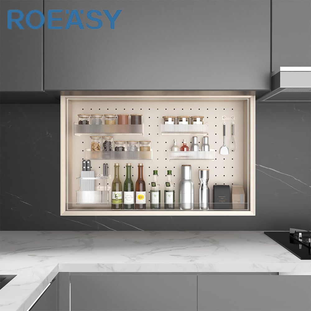 ROEASY AI 224TC Yunchu Series Smart Lift Cabinet Mechanism Artifical Intelligence Kitchen Storage System Kitchen Storage Organizer
