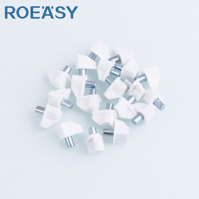 ROEASY Podporná police pre nábytokové príslušenstvo ABS plastové 5 mm poličkové kolíky pre oddiely
