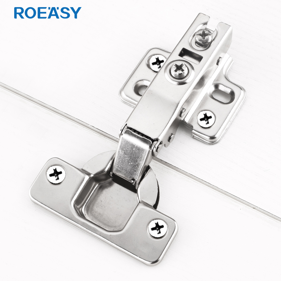 ROEASY CH-291R-F Cerniera fissa in acciaio dolce, idraulica, unidirezionale, cerniera per mobili 35 mm