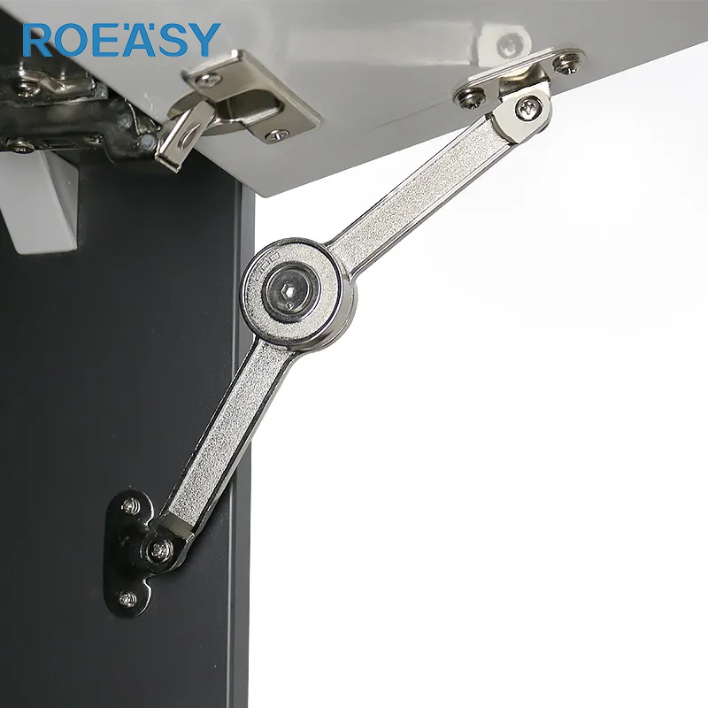 ROEASY FD-B18 Bản lề thủy lực cửa tủ bếp, loại nắp mở, đóng êm, giá đỡ kim loại cho nắp tủ