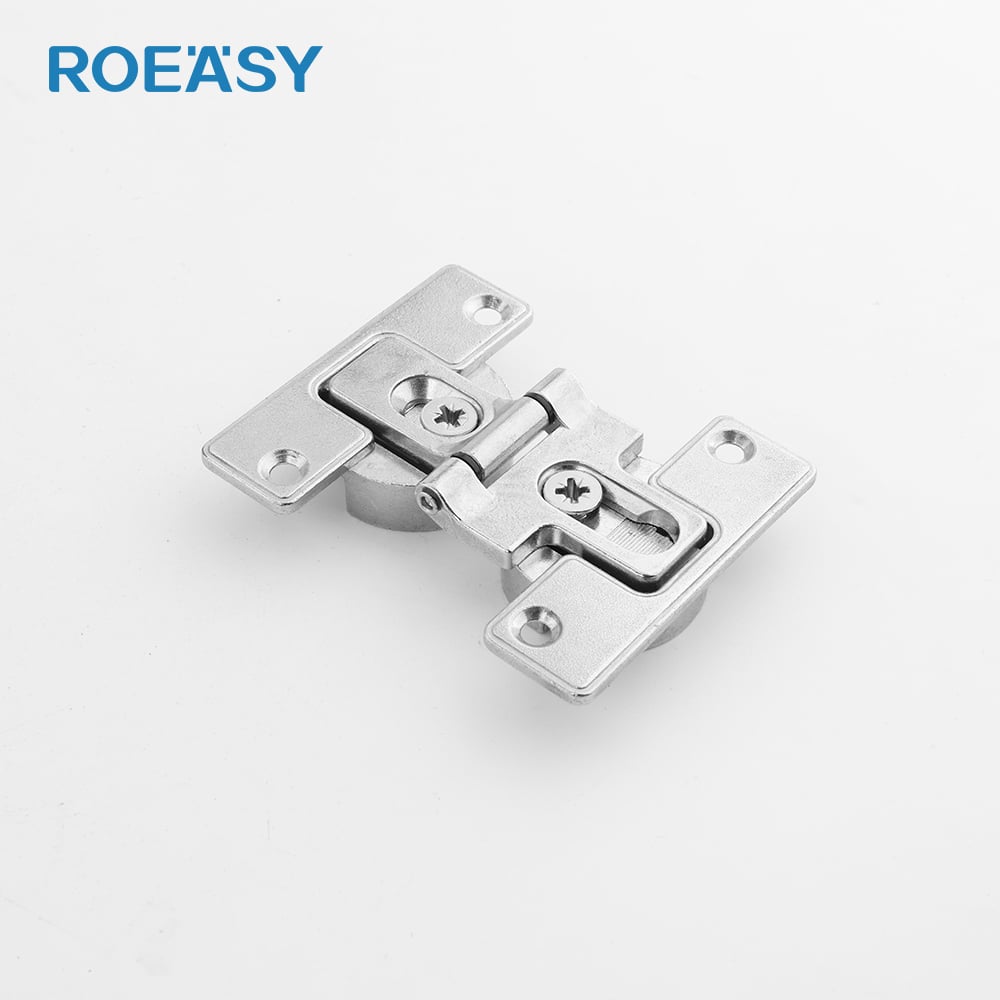ROEASY 35mm Dual Cup Zinc Alloy Parallel Closed Folding Door Wardrobe Hinge Inward Opening Soft Close Furniture Bifold Door Cabinet Hinge