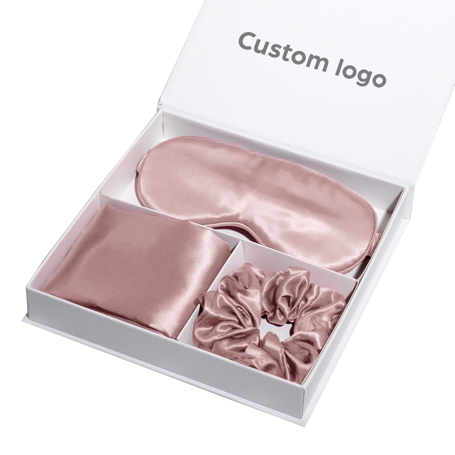 Luxury Gift Set Custom Logo 16/19/22 MM 100% Silk Pillowcase and Mulberry Silk Eye Mask With Satin Bonnet Silk Pillowcase Set