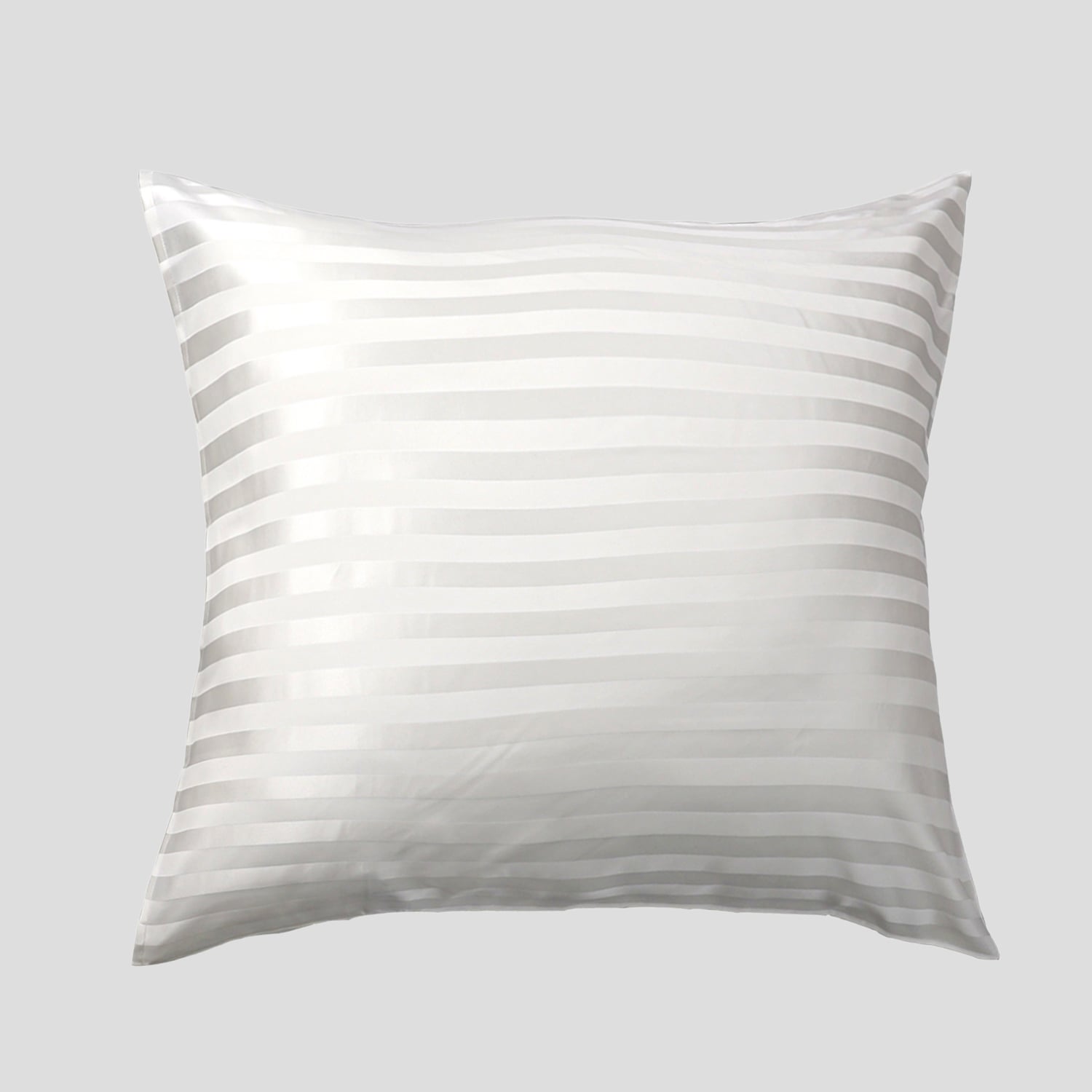 Wholesale 16/19/22momme Envelope and Zipper Jacquard Silk Pillowcase Custom Size Luxury Striped Pure Silk Pillow case