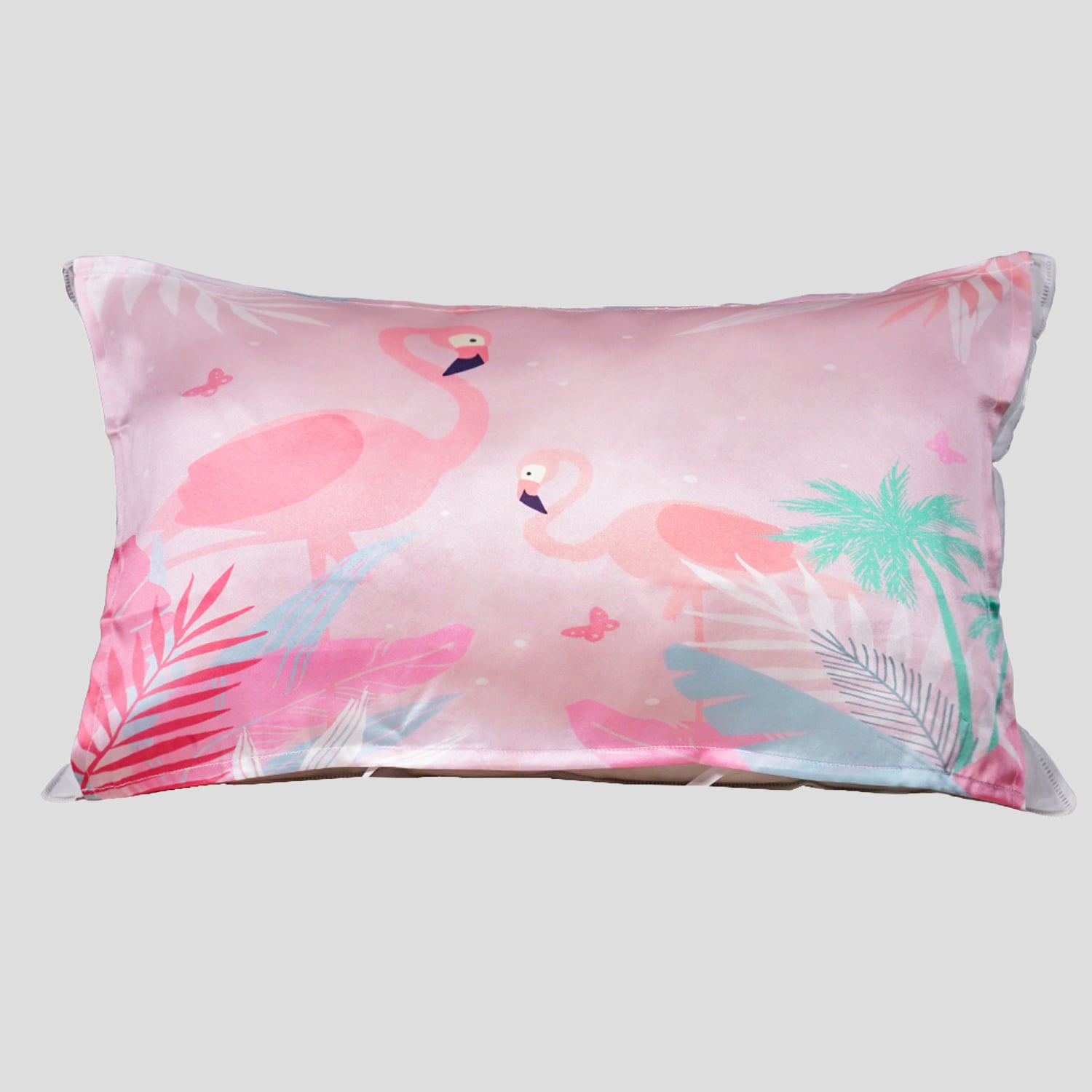 Wholesale Kids Printed Mulberry Silk Pillow Towel & Silk Pillow Cover, Custom Sizes, Colors & Private Logo Available, Skin-Friendly Breathable Design for Home Bedroom, Hotel Guest Room & Children Gift Bulk Supply