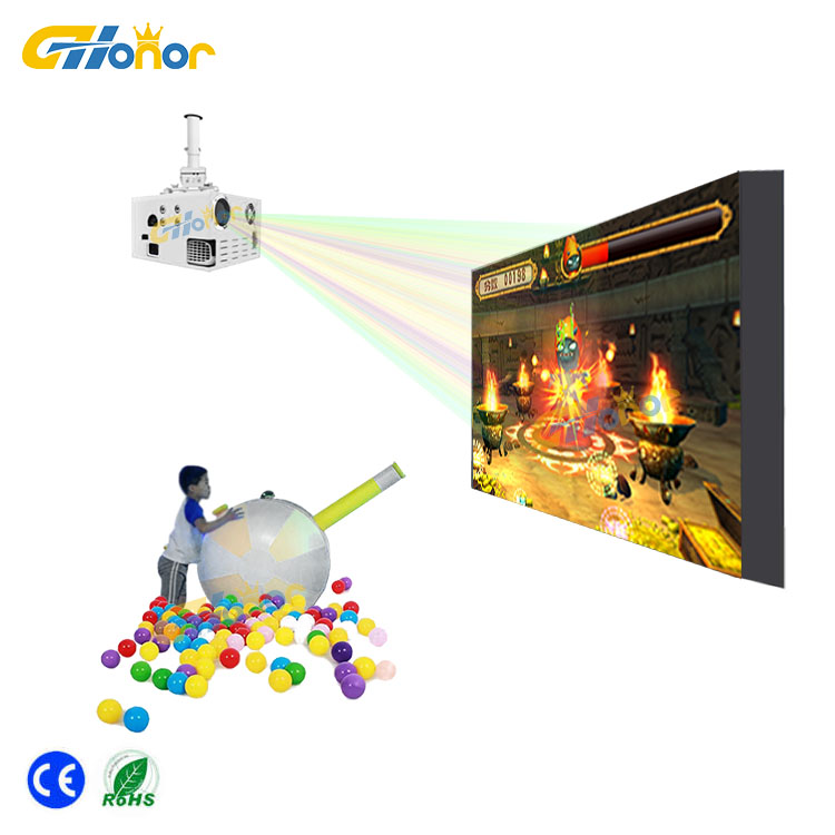 Ball Smashing Interactive Projection