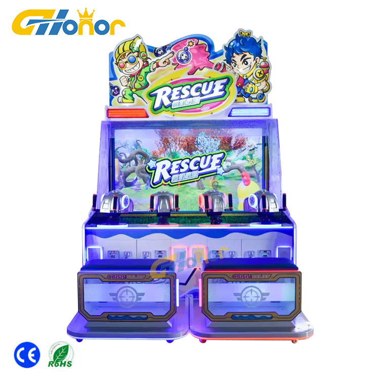 4-Persons Water Shooting Game Machine 
