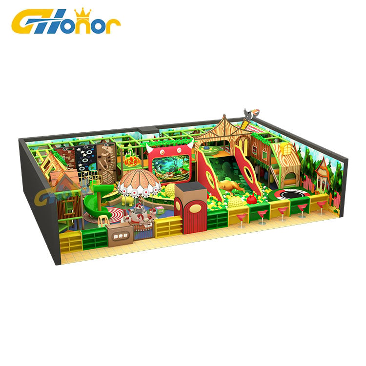 Entdecken Sie die Spannung des Indoor-Spielplatzes Jungle Land