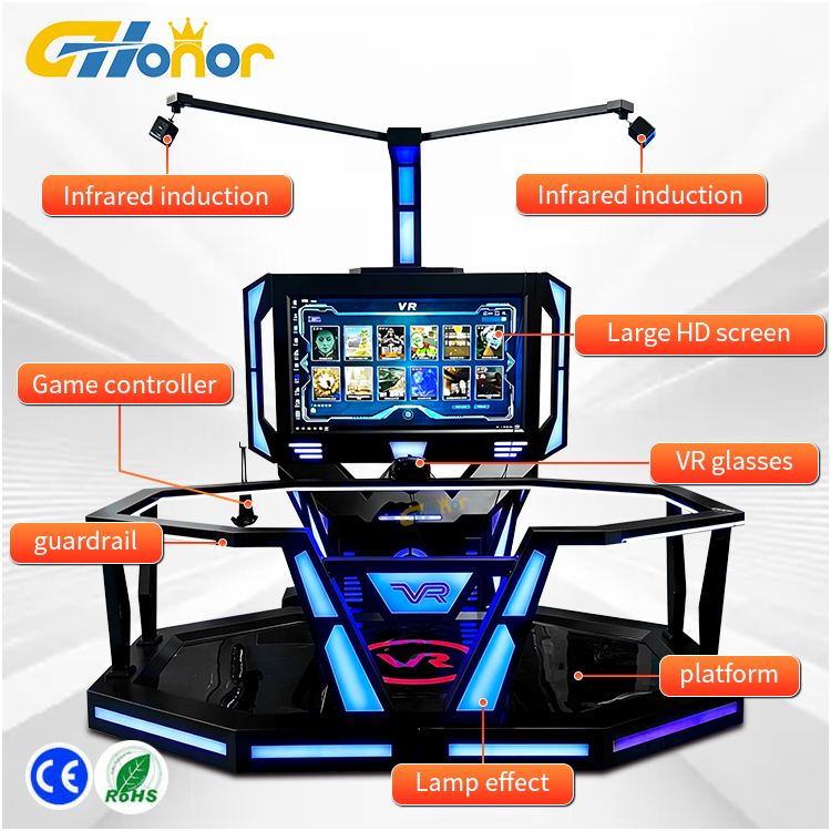 Ervaar de toekomst met onze virtuele realiteit-arcademachine