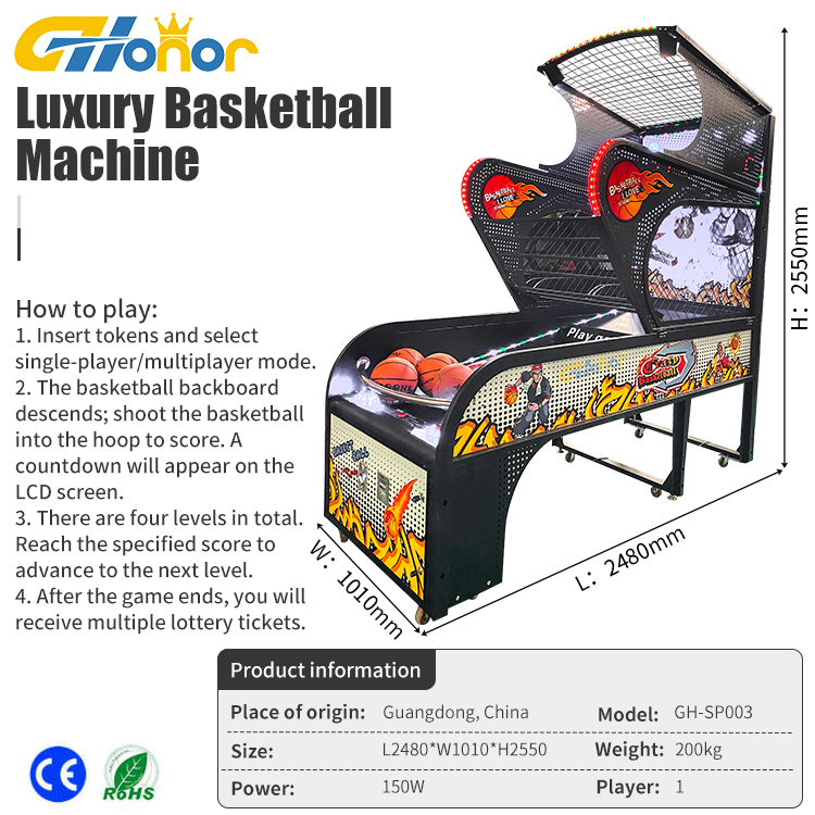 Hochwertige Basketball-Spielautomaten für Ihre Unterhaltungsbedürfnisse