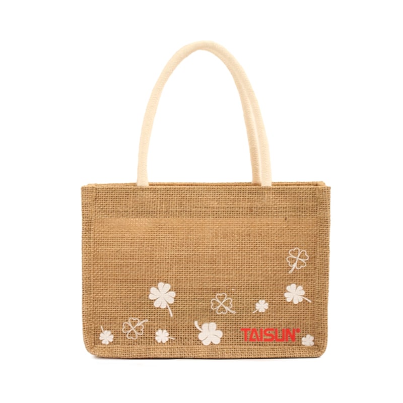 Sacolas Personalizadas em Juta com Bolso em Algodão – Pacote em Lote Personalizado, Reutilizáveis e ideais para Piquenique, Acampamento, Praia e Atividades ao Ar Livre