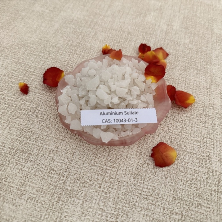 Bulk Factory Prices 16%  Industrial Grade  Low-Iron Aluminium Sulphate Granules Food Additive