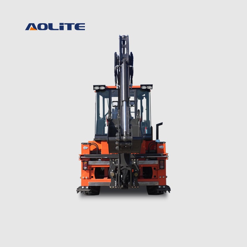 AOLITE BL70 CE 4 wheel drive front end backhoe loader 2.5ton earth-moving machinery hydraulic backhoe loader