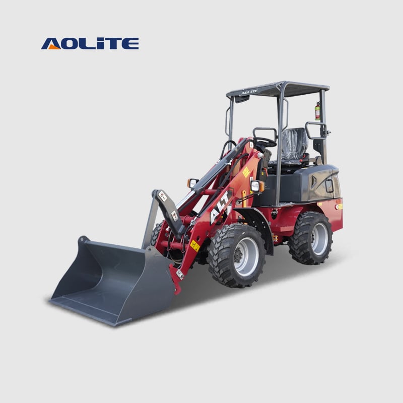 AOLITE 608H compact diesel 600kg wheel loader 1ton front end loader
