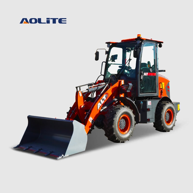 AOLITE 610C front end diesel 1000kg wheel loader 1.0ton compact loader