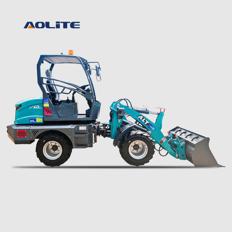 AOLITE E612 electric wheel loader new energy 1200kg rated load new design front end loader
