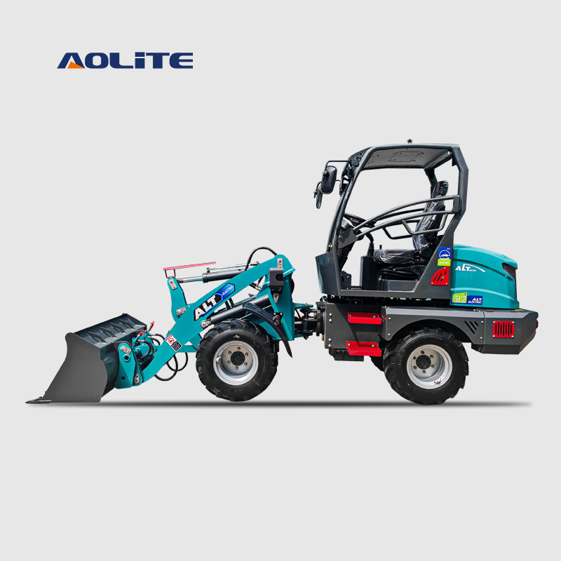 AOLITE E612 electric wheel loader new energy 1200kg rated load new design front end loader