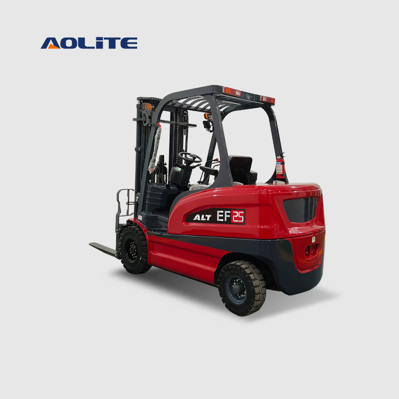 AOLITE EF25 chinese 2.5ton electric hydraulic forklift 2500kg mini alt battery powered electric forklift