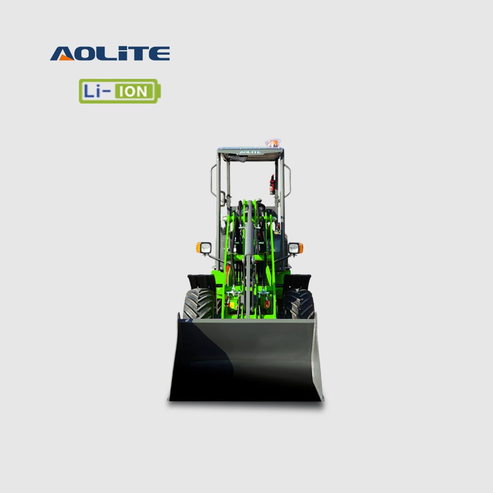 AOLITE E606Pro LiFePO4 Lithium battery electric loader 0.6ton mini front end compact wheel loader