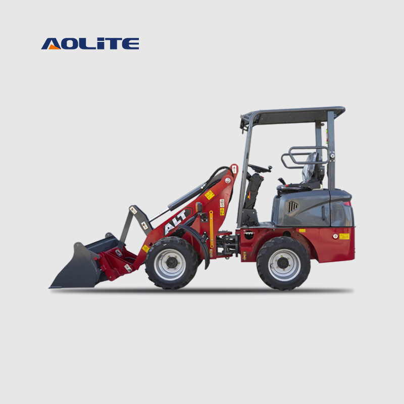 AOLITE 608H compact diesel 600kg wheel loader 1ton front end loader