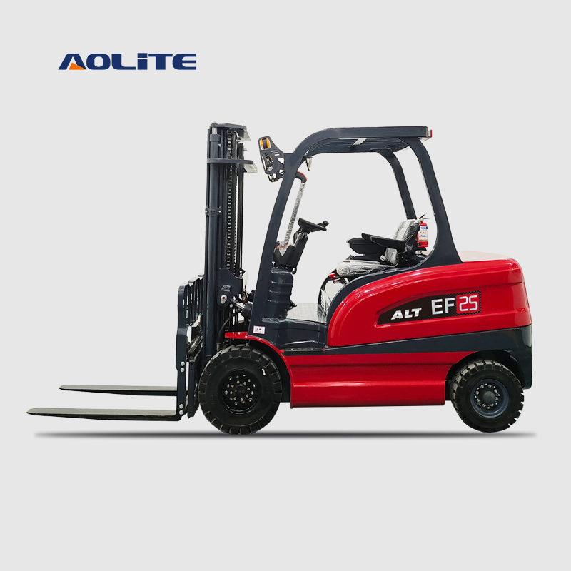 AOLITE EF25 chinese 2.5ton electric hydraulic forklift 2500kg mini alt battery powered electric forklift
