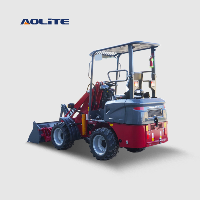 AOLITE 608H compact diesel 600kg wheel loader 1ton front end loader