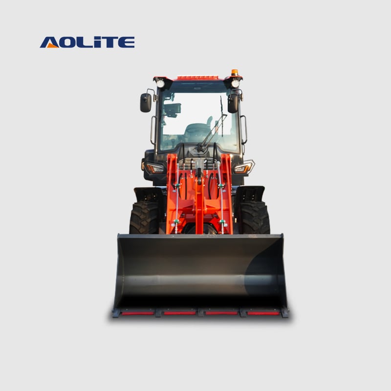 AOLITE 610C front end diesel 1000kg wheel loader 1.0ton compact loader